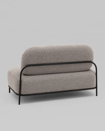 Диван Стоун new ткань букле серо-бежевый_3