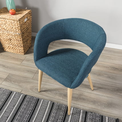 Кресло Hugs синий/нат.дуб_4