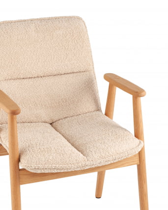 Стул обеденный Philo с деревянными ножками бежевый_5