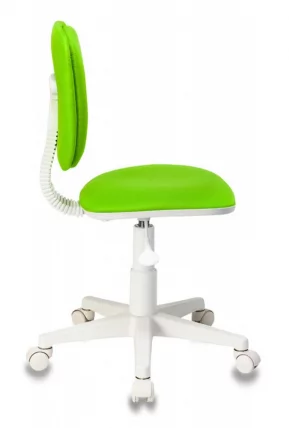 Кресло детское Бюрократ CH-W204NX (пластик белый) Салатовый 15-118_2