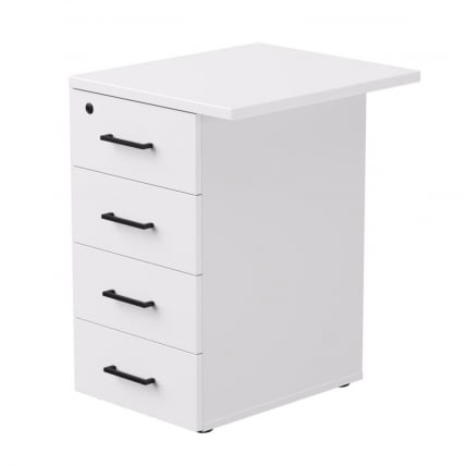 Тумба приставная с топом Everprof EVO 254Т1203 Белая_0