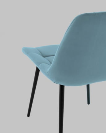 Стул Флекс N велюр пыльно-голубой_7