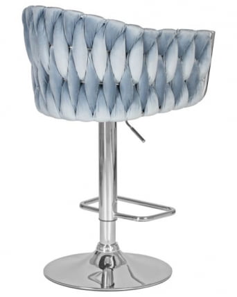 Стул барный DOBRIN MARCEL (пудрово-голубой велюр (MJ9-74)) 2 шт_4