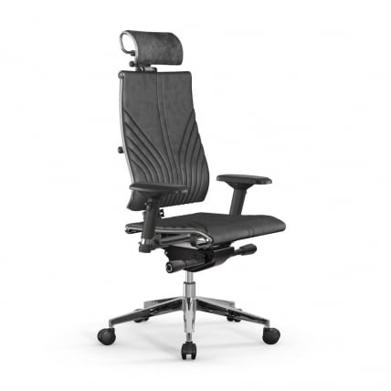 Кресло руководителя METTA Y 4DF B2-12D Комплект 1 Темно-серое_0