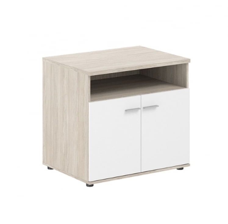 Тумба сервисная с нишей Sigma SG.631.OL.WH Дуб светлый Белый_0