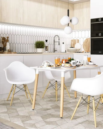 Стол обеденный OSLO NEW 120*80 Белый_5