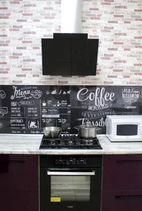 Глянцевый фартук (КОМПОЗИТ) KM 33_3