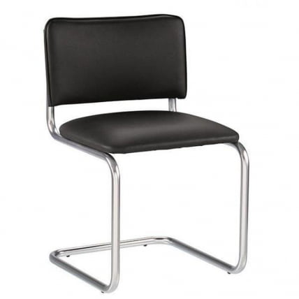 Кресло офисное Сильвия хром Черное_0