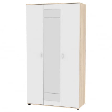 Шкаф распашный Алиса (H5_M) 2230х1200х540 ручка скоба 96мм (ДСС-Белый)_0