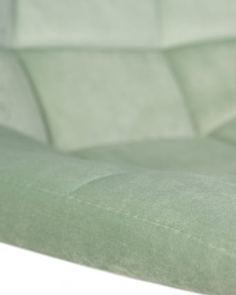 Стул барный DOBRIN TAILOR WHITE (пудрово-мятный велюр (MJ9-87)) 2 шт_9