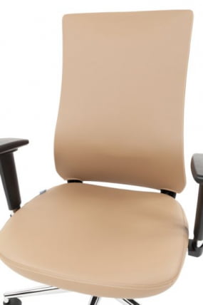 Офисное кресло CХАИРМАН 500 ЛЮКС (ЛУКС) ЭКО Б/П экокожа Бежевый / CHAIRMAN (LUX)_10