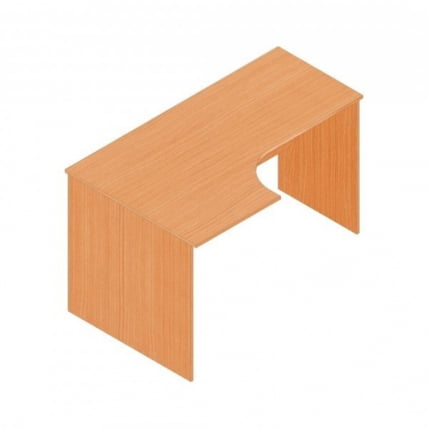 Стол письменный угловой У.РС2-14 Бук светлый левый_0