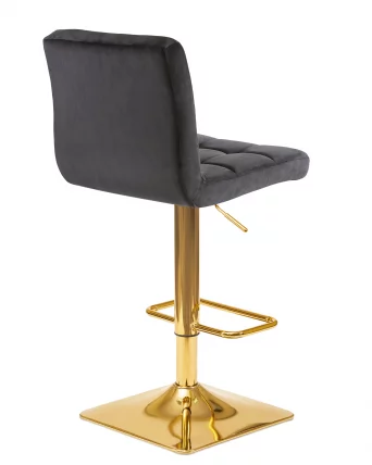 Стул барный DOBRIN GOLDIE черный велюр MJ9-101_3