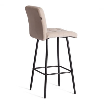 Барный стул Medeo/Медео велюр, бежевый, 7, 45х56х113 см_6