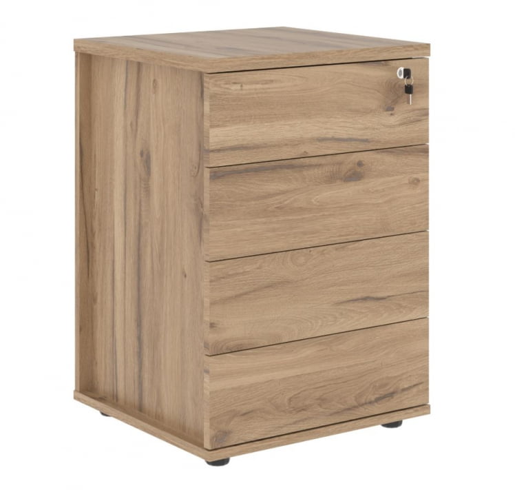 Тумба приставная EDIS ELC-4D.A Дуб Денвер светлый_0