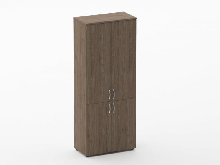 Шкаф высокий закрытый Glassy 6.19.131 Дуб Верцаска_0