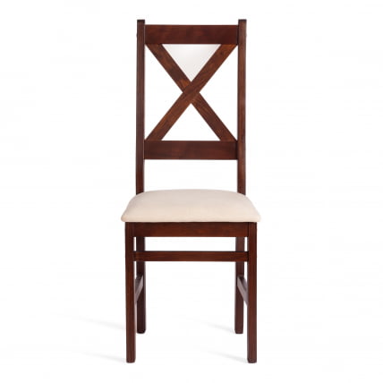 Стул CROSSMAN (комплект) NEW, Многослойный березовый шпон, 41х40x100 см, cappuchino/велюр бежевый_4