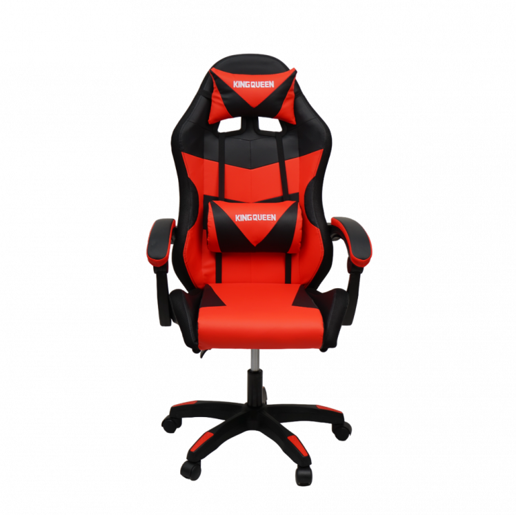 Кресло 908 KINGQUEEN цвет черный/красный с массажем и подсветкой 908-black-red-mass_2