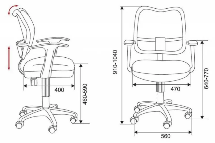 Кресло офисное Бюрократ CH-W797/WH/TW-12_4