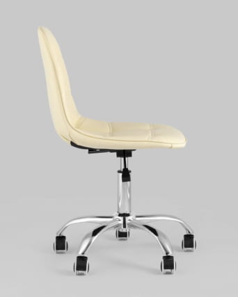 Компьютерное кресло Тейлор без подлокотников экокожа Бежевый_5