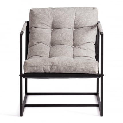 Кресло Charli/Чарли рогожка, серо-бежевый, 3M 16/2, 70х70х84 см_8