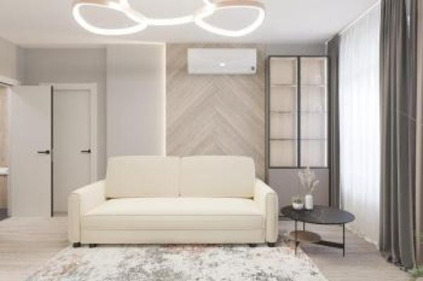 Диван прямой Сундсен (Berhouse) Цвет фасада: Серый велюр; Тип: Прямой; Материал фасада: Металл/Велюр_3