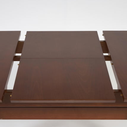 Стол раскладной Ricco (Рикко) основание бук, столешница мдф, 80x120+40x75см, Коричневый_4