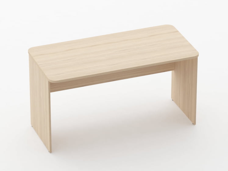 Стол прямой Glassy 1.10.14 Орех_0