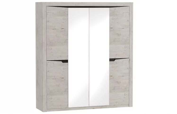 Шкаф для одежды 4-дверный Соренто 01 Дуб бонифаций_0