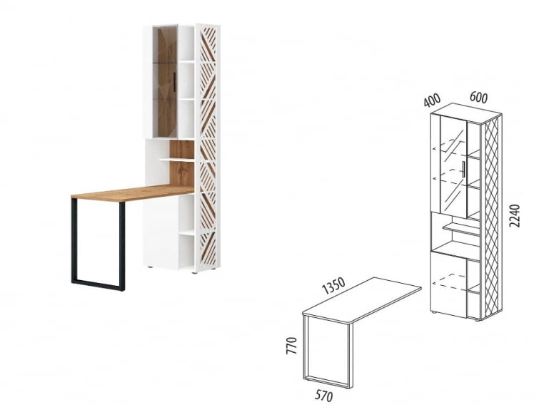 Стол-стеллаж (лев/прав) Джерси 601 416_5