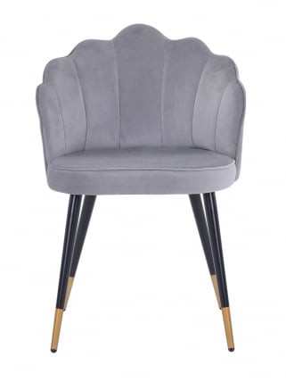 Стул Камилла велюр Серый_3