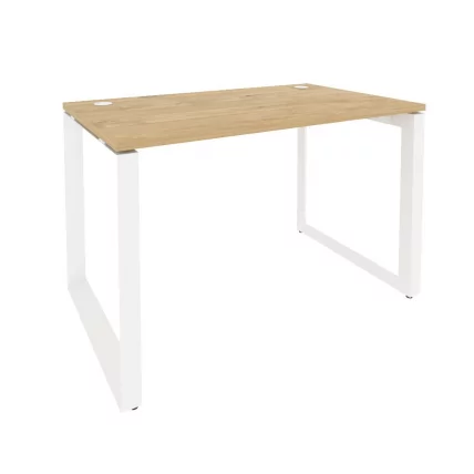 Стол рабочий на О-образном м/к ONIX O.MO-SP-2.7 Тиквуд Светлый/Белый_0