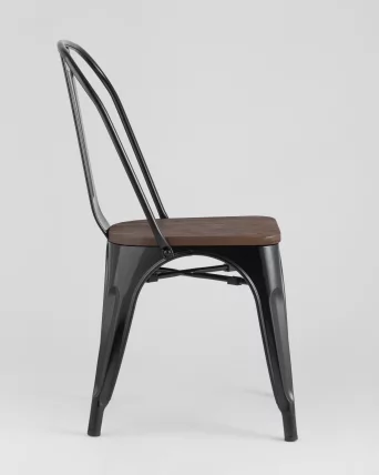 Стул Tolix Wood 850 Черный_3