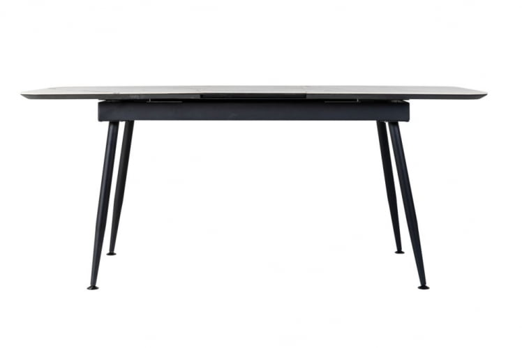 Стол Месси раздвиж. 120-160 Светлый мрамор/Бабочка_4