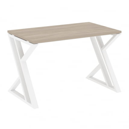 Стол рабочий LOFT VR.L-SRZ-2.7 Металл белый Дуб Аттик_0