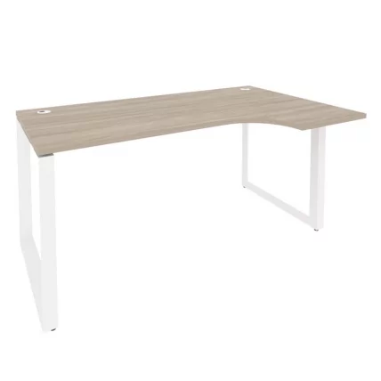 Стол эргономичный правый на О-образном м/к ONIX O.MO-SA-1R Дуб Аттик/Белый_0