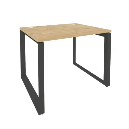 Стол рабочий на О-образном м/к ONIX O.MO-SP-1.8 Тиквуд Светлый/Антрацит_0