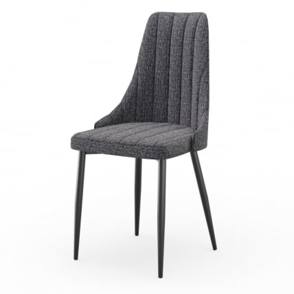 Стул мягкий с основанием Вивьен ЛД 340.001.000 Серый, ткань Bingo 25_0
