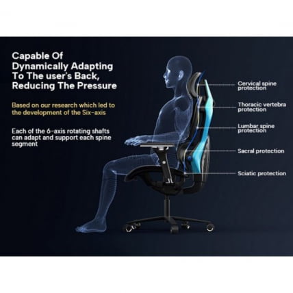 Компьютерное кресло (для геймеров) Eureka Typhon ESL-GC05-BU_14