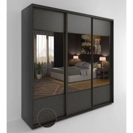 Шкаф-купе 3-х дверный Акцент-Дуэт КЛ 1500х600 Венге_0