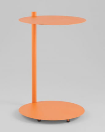 Журнальный столик Siara металл оранжевый_4