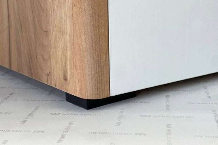 Шкаф трехдверный (зеркало) Адам MSA-05 дуб крафт золотой/белое дерево_8