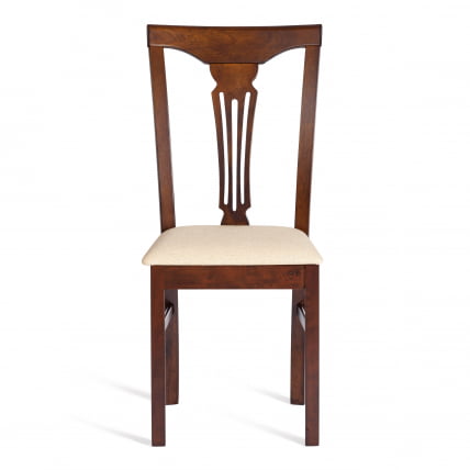 Стул Гермес/ Hermes дерево гевея, 43х49х94см, Cappuchino , ткань бежевая (S178-4)_4