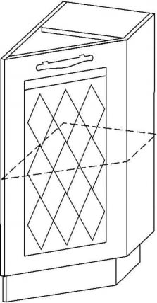 Стол торцевой правый Тиффани 19.64_3