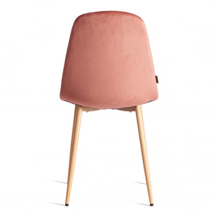 Стул БРЕЕЗЕ (мод. ДЖСC-58) Велюр/металл , 44 х 53 х 86 см, Корал (коралловый) ХЛР44 / натуральный / BREEZE (mod. JSC-58) Coral HLR44_3