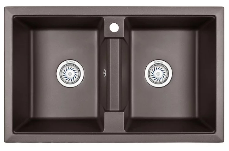 Кухонная мойка GRANULA 8101 Базальт_0