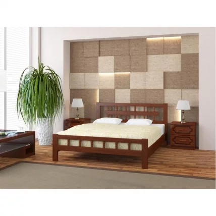 Кровать из массива Натали-5 200х140 Орех_1