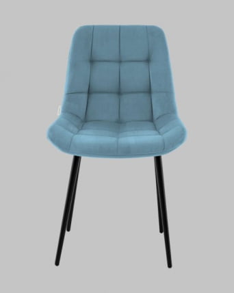 Стул Флекс N велюр пыльно-голубой_1