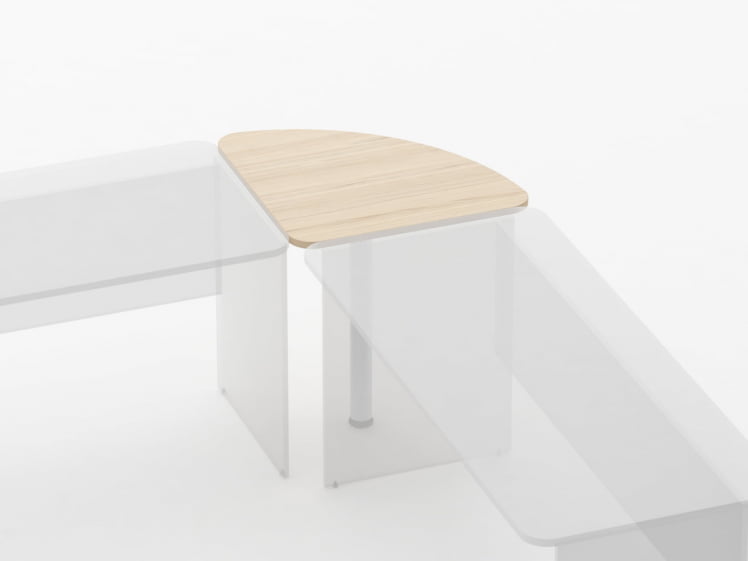 Приставка угловая Glassy 2.16 Венге_1