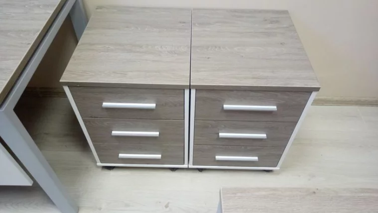 Тумба подкатная Deka 9.05.01 Дуб Верцаска/Белый_1